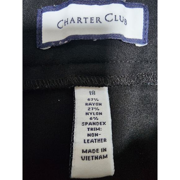 Charter Club Woman Pants Black 18 - Picture 4 of 4